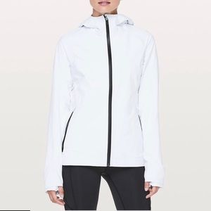 Lululemon rain is calling jacket white